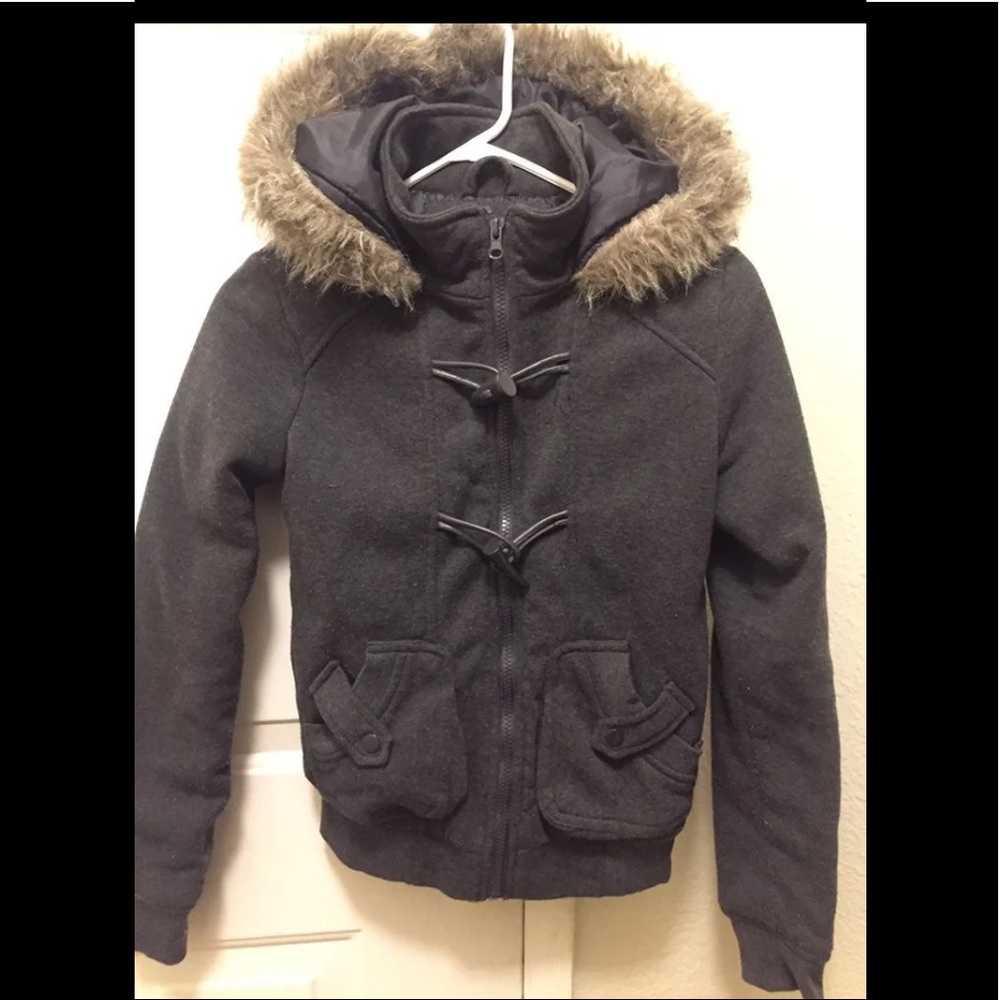 Hooded coat
